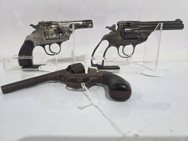 Image for 3 Non Working Top-Break Revolvers