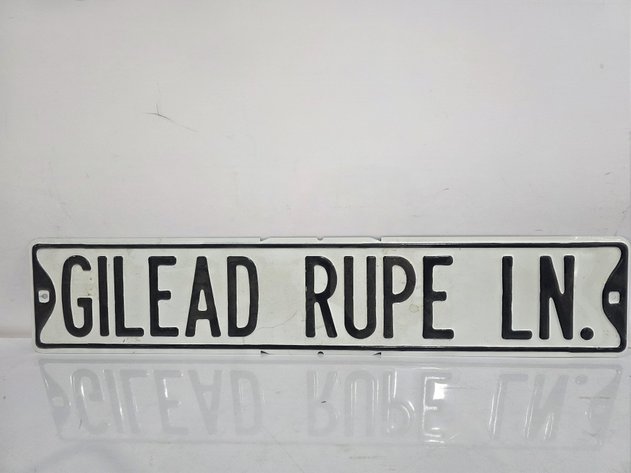 Image for Gilead Rupe Ln. Embossed Street Sign