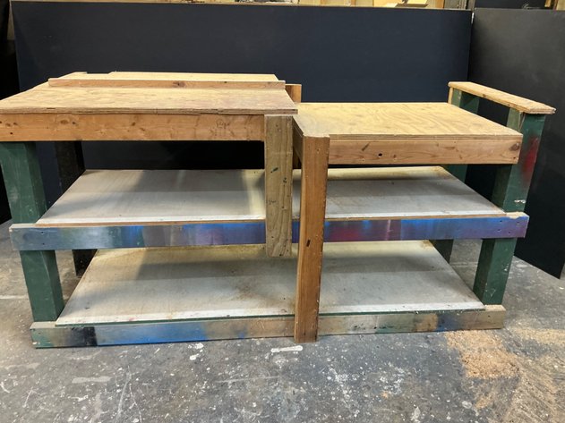 Image for Wooden Multi-Tier Utility Workbench