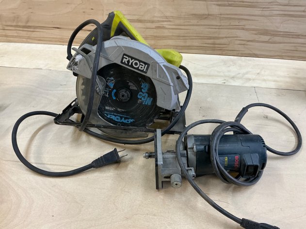 Image for Ryobi CSB135L Saw And Bosch 1608 Trimmer