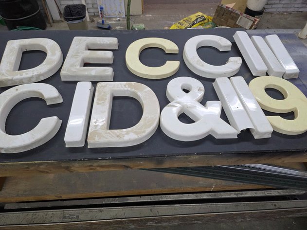 Image for Molded Plastic Dimensional Sign Letters