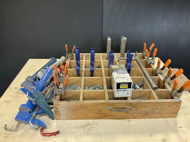 Image for Hardware Organizer With Clamps And Tools