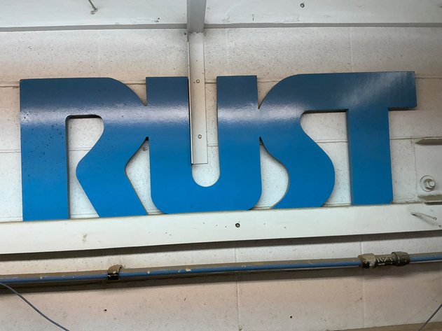 Image for Rust Cutout Metal Wall Sign