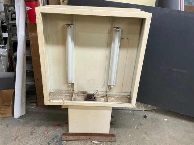 Image for Two Pedestal Lightbox Sign Cabinets