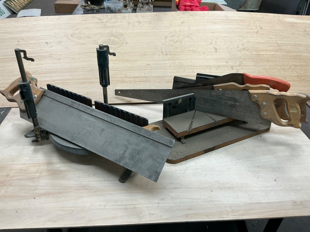 Manual Miter Boxes And Hand Saws