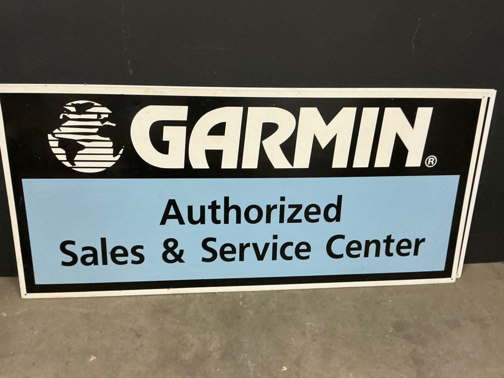 Garmin Sales & Service Center Sign