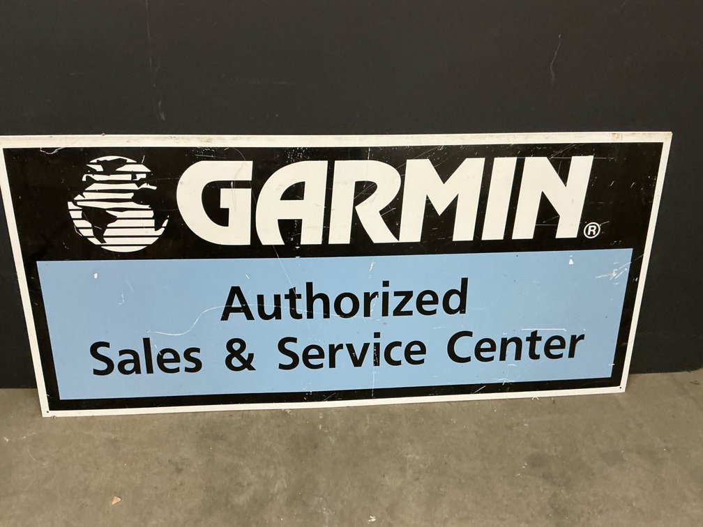 Garmin Authorized Sales & Service Sign