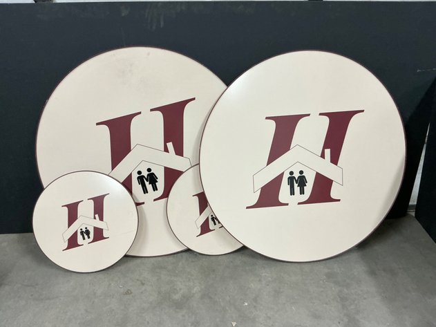 Image for Round Signs Set Of Four