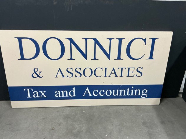 Image for Business Sign Panel With Mounting Tray