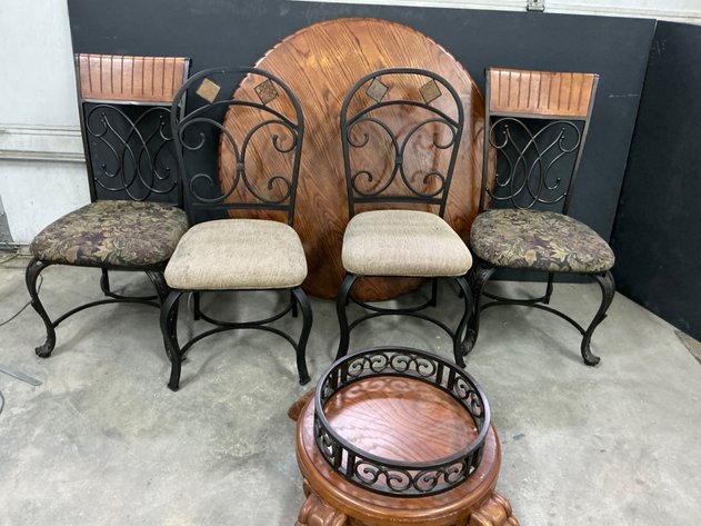 Image for Dining Table And Four Chairs Set