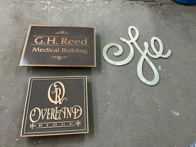 Image for Cast Metal Plaques And Cut Metal Sign