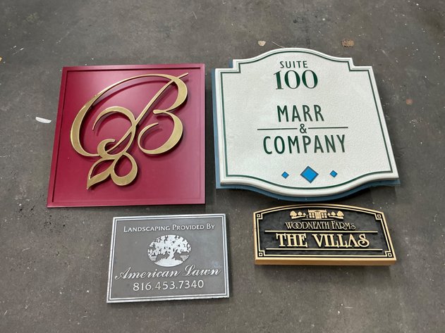 Image for Four Architectural And Commercial Signs
