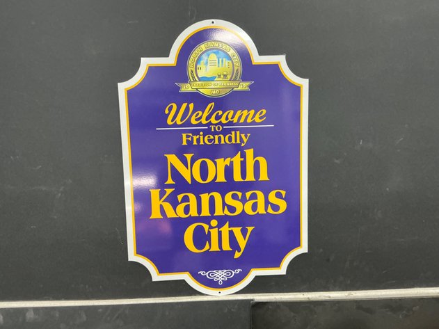 Image for North Kansas City Metal Welcome Sign