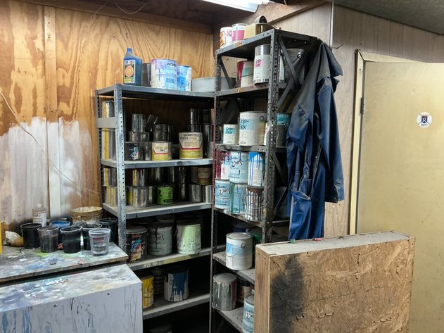 Image for Metal Shelving With Paint