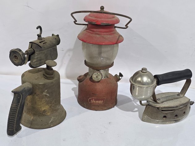 Image for Coleman Lantern With Blowtorch And Iron