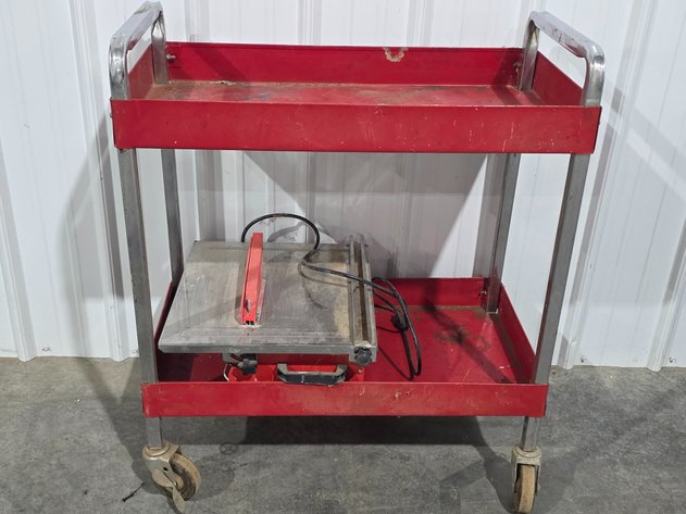 Image for Wet Tile Saw With Rolling Cart