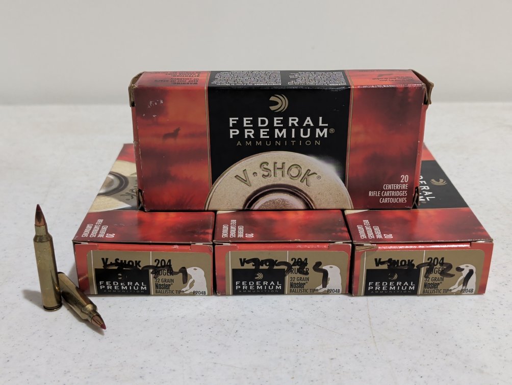 Federal Premium .204 Ruger Ammunition