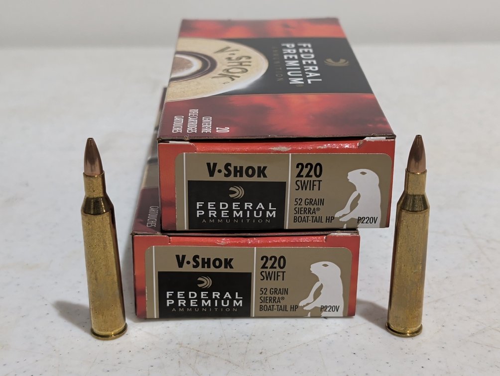 Federal Premium .220 Swift Ammunition