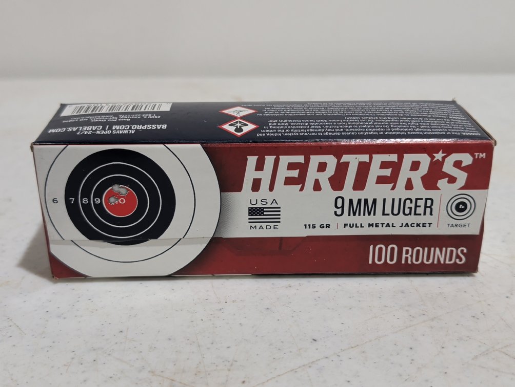 Herter's 9mm Luger Ammunition