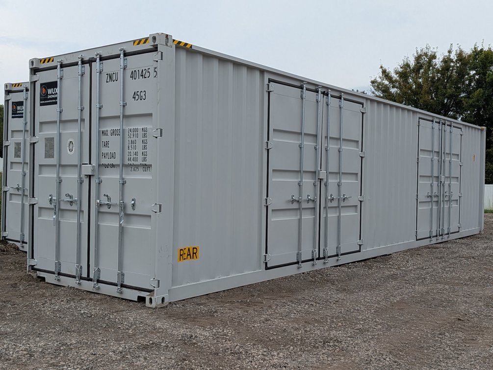 2026 40' High Cube Container w/ Side Doors & Front Doors