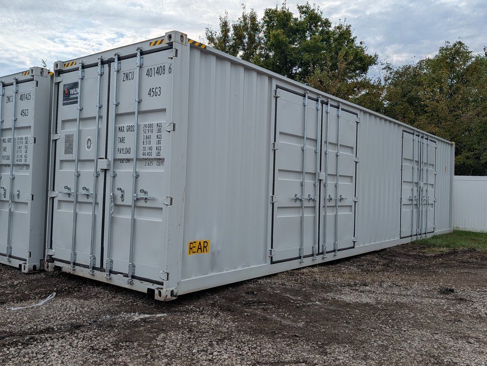 2026 40' High Cube Container w/ Side Doors & Front Doors
