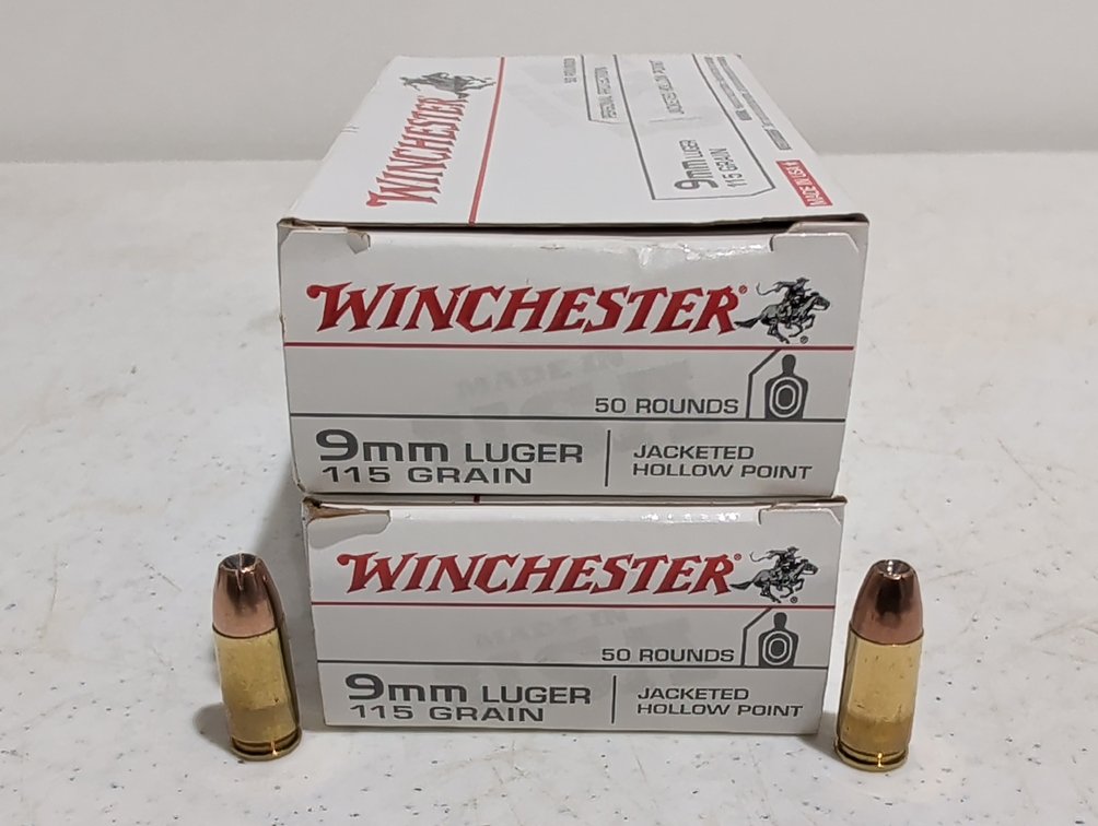 Winchester 9mm Luger Ammunition