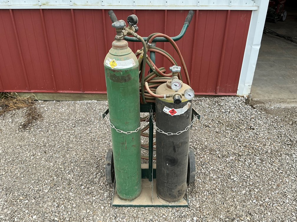 Harris Model 85 Oxy-Acetylene Torch Cart