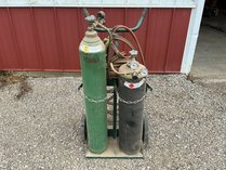 Harris Model 85 Oxy-Acetylene Torch Cart