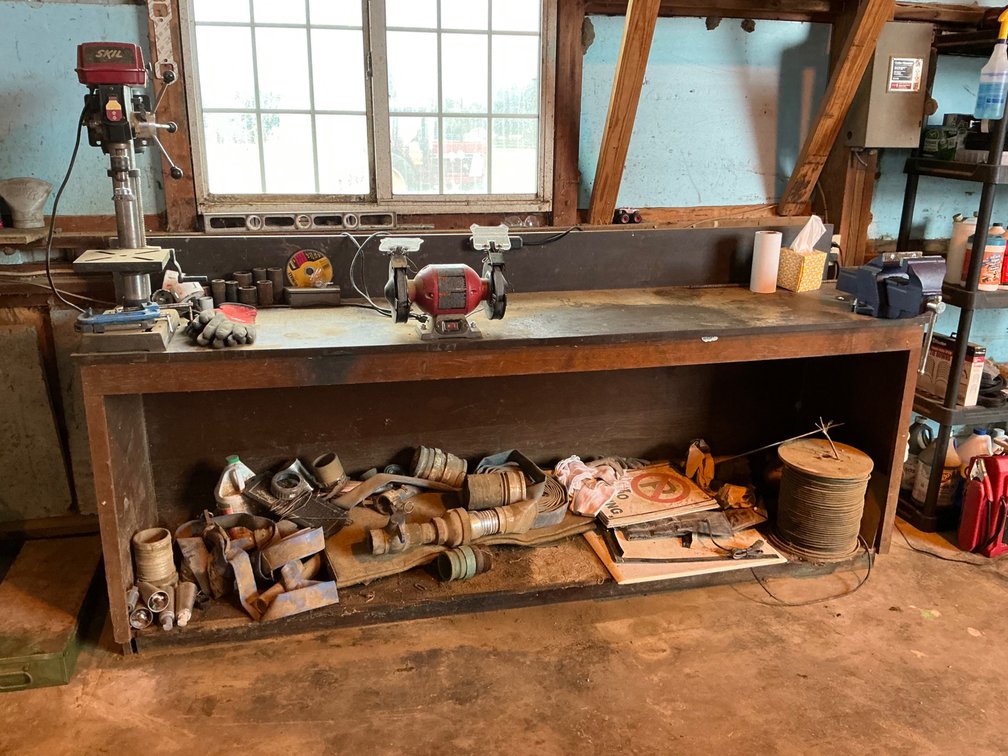 Skil 3320 Drill Press And Workbench