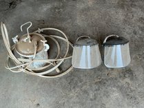 Paint Pressure Tank With Hoses And Shields