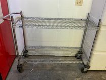 Metro Two Shelf Wire Rolling Utility Cart