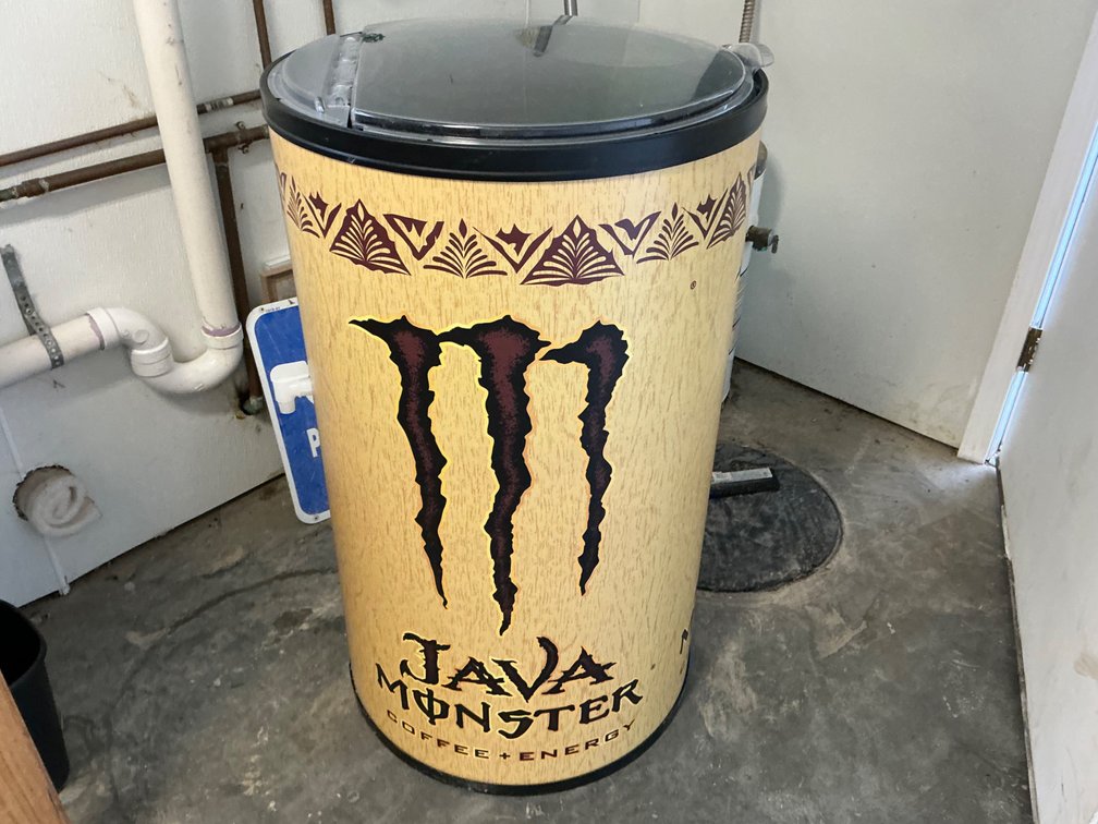 Java Monster Barrel Cooler