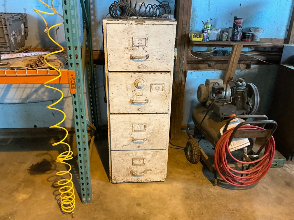 Remington Rand 4-Drawer File Cabinet