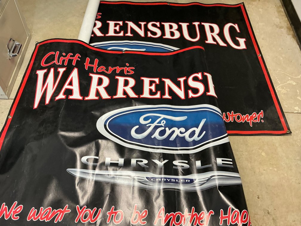 Ford Chrysler Dealership Vinyl Banners