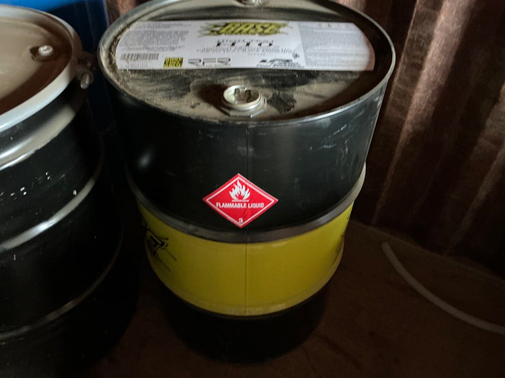50 Gallons Of High Octane Racing Fuel