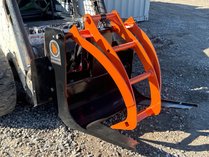 Wolverine Skid Steer Raw Wood Grabber