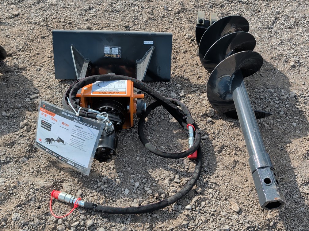 Wolverine Mini Skid Steer Auger