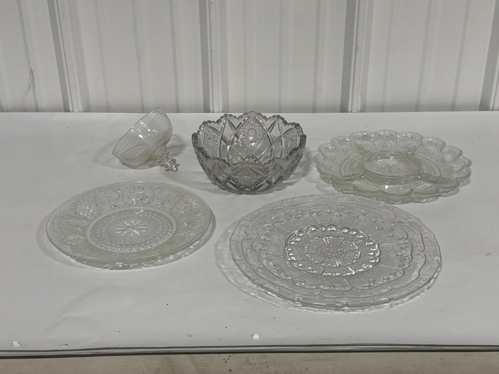 Pressed Glass Tableware