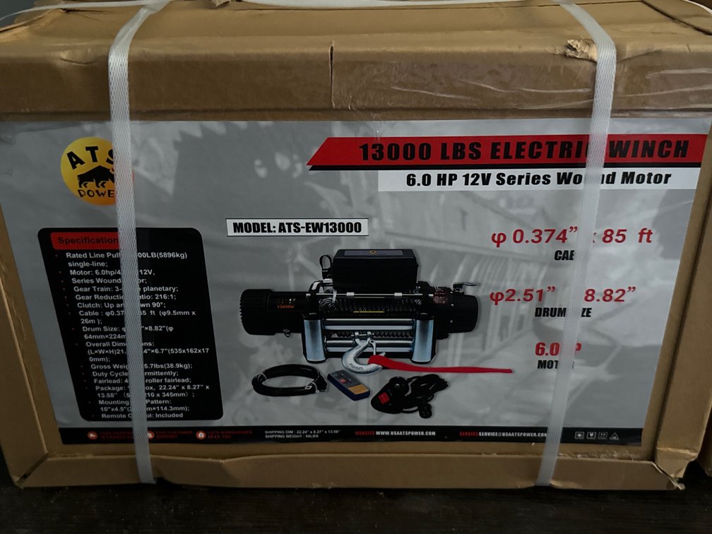 ATS Power 13,000Lbs Electric Wench