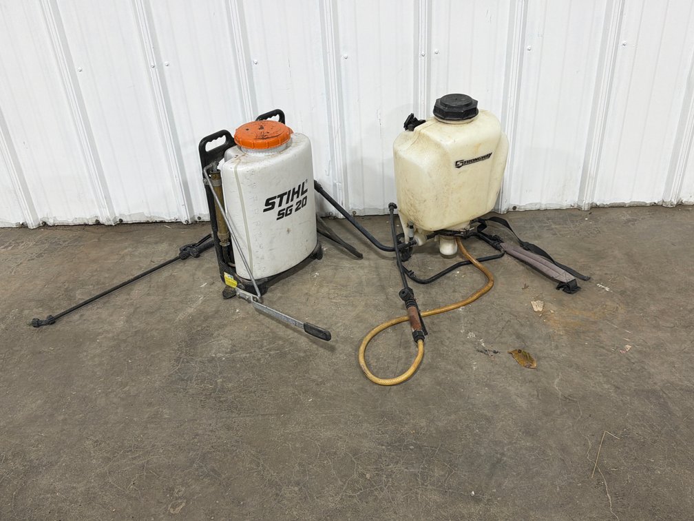 Stihl SG 20 And Strongway Backpack Sprayers