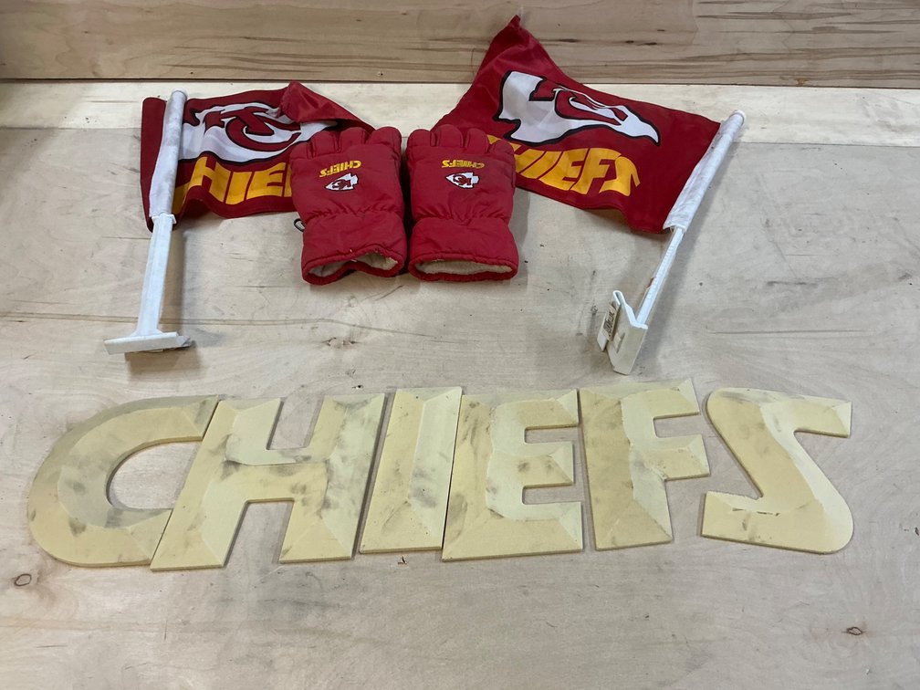 Kansas City Chiefs Merchandise Lot