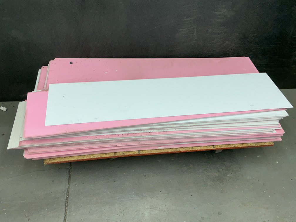 Stack Of Aluminum Sheet Panels