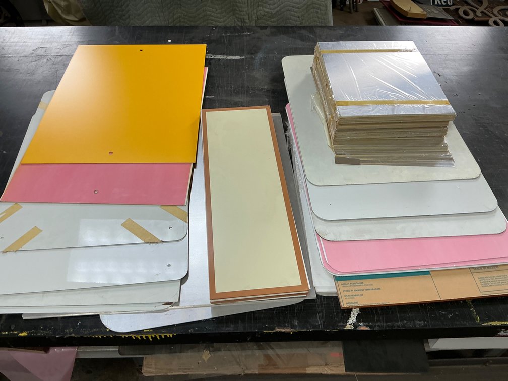 Sign Blanks Panels And Spirit Levels