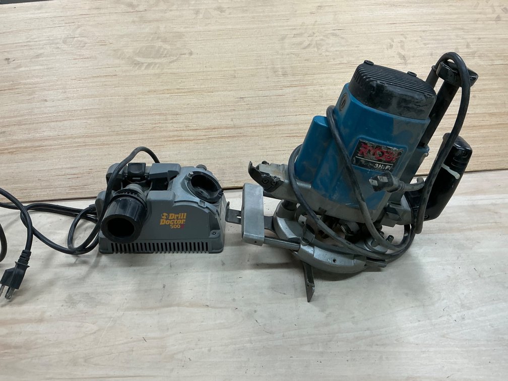 Ryobi R-600 Router And Drill Doctor 500X