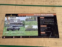 LandHonor 21â x 13â Metal Carport