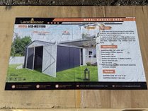 LandHonor 139" x 236" Metal Garage Shed