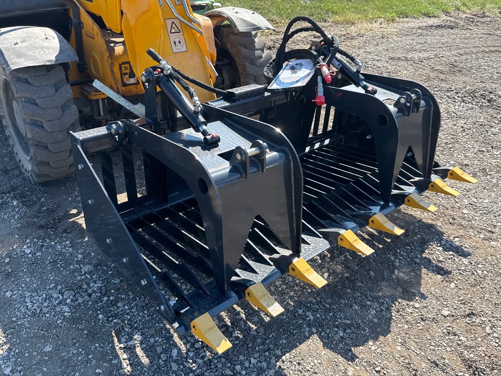 LandHonor 72" Skid Steer Rock Grapple Bucket