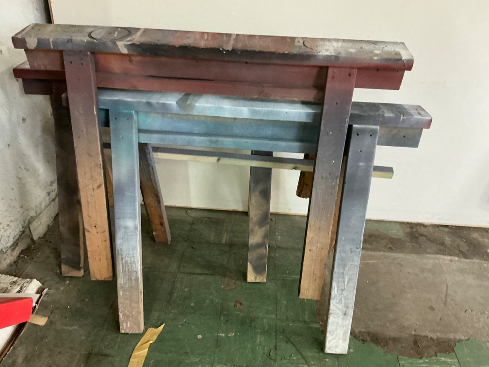 Wooden Sawhorses