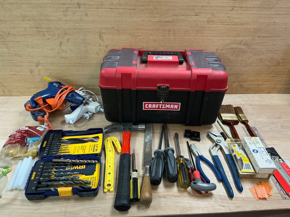 Craftsman Toolbox With Hand Tools