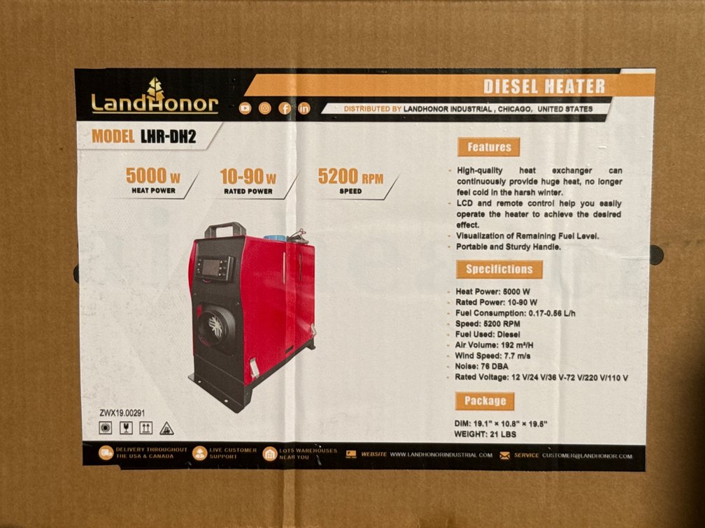 LandHonor Diesel Heater